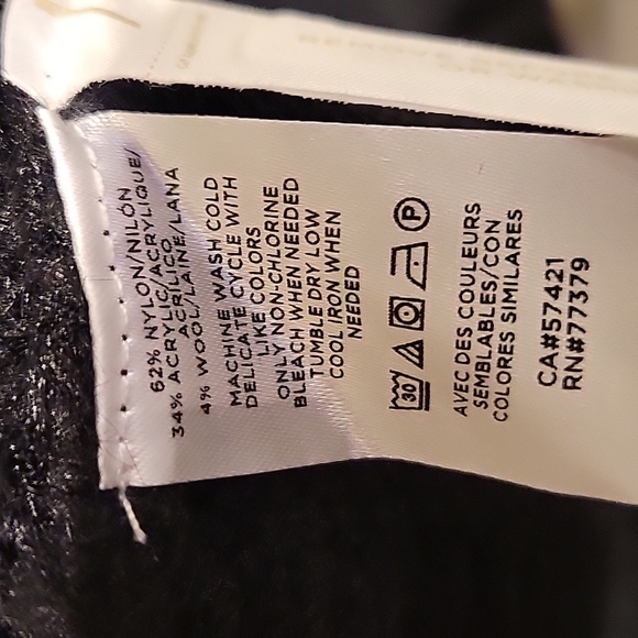 ❤️ NWT! ANN TAYLOR FUZZY STRIPE WOOL BLEND CREW NECK SWEATER, SP (SMALL PETITE) - Picture 5 of 6